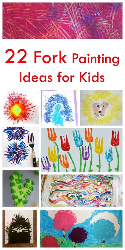 Art Project Ideas For Toddlers
 22 Fork Painting Ideas for Kids Emma Owl