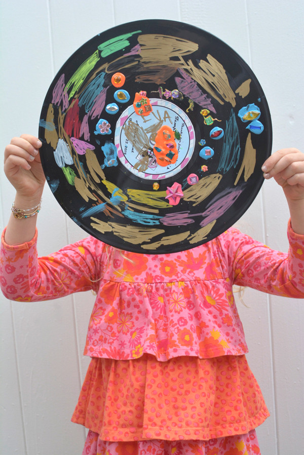 Art Projects For Little Kids
 Rockin Records Easy Art Project for Kids Meri Cherry