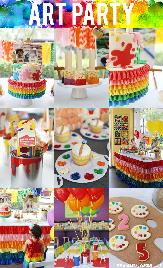 Art Themed Party For Adults
 25 Fun Birthday Party Theme Ideas – Fun Squared