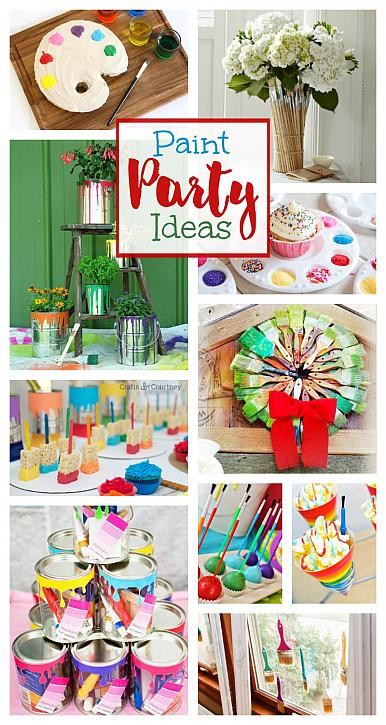 Art Themed Party For Adults
 DecoArt Blog Entertaining Paint Party Ideas