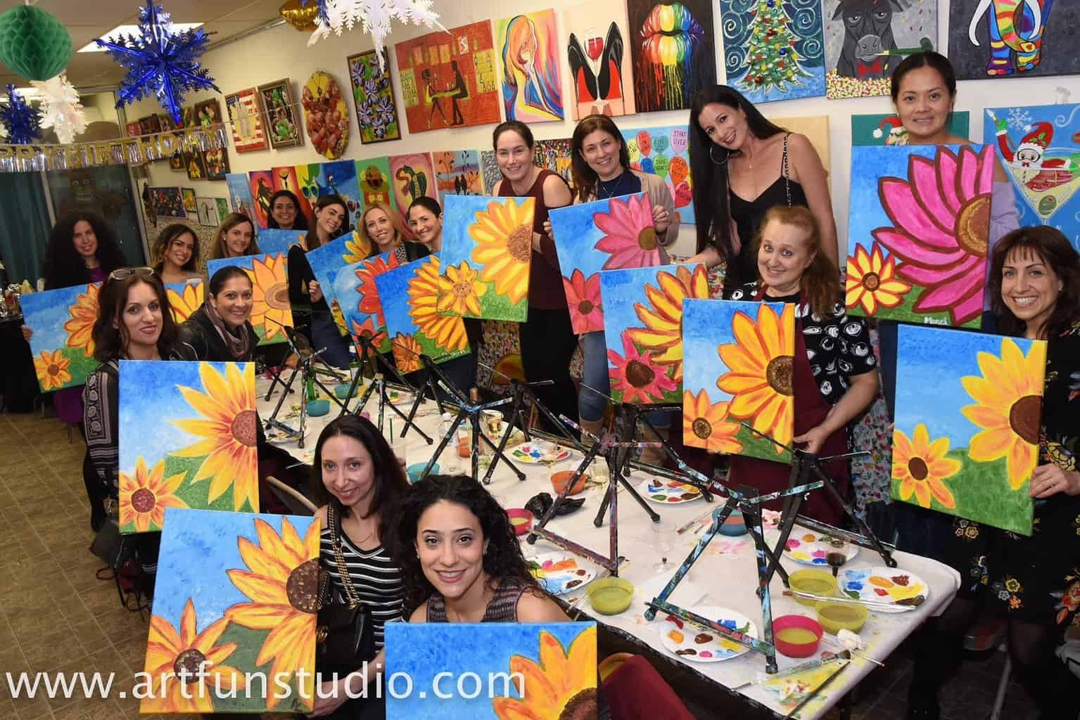 Art Themed Party For Adults
 Sip and Paint Parties for Adults in Brooklyn NY Art Fun