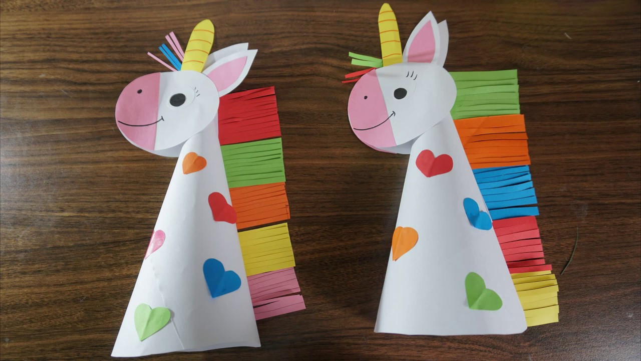 Arts And Craft Ideas For Toddlers
 Paper unicorn crafts for kids paper craft art