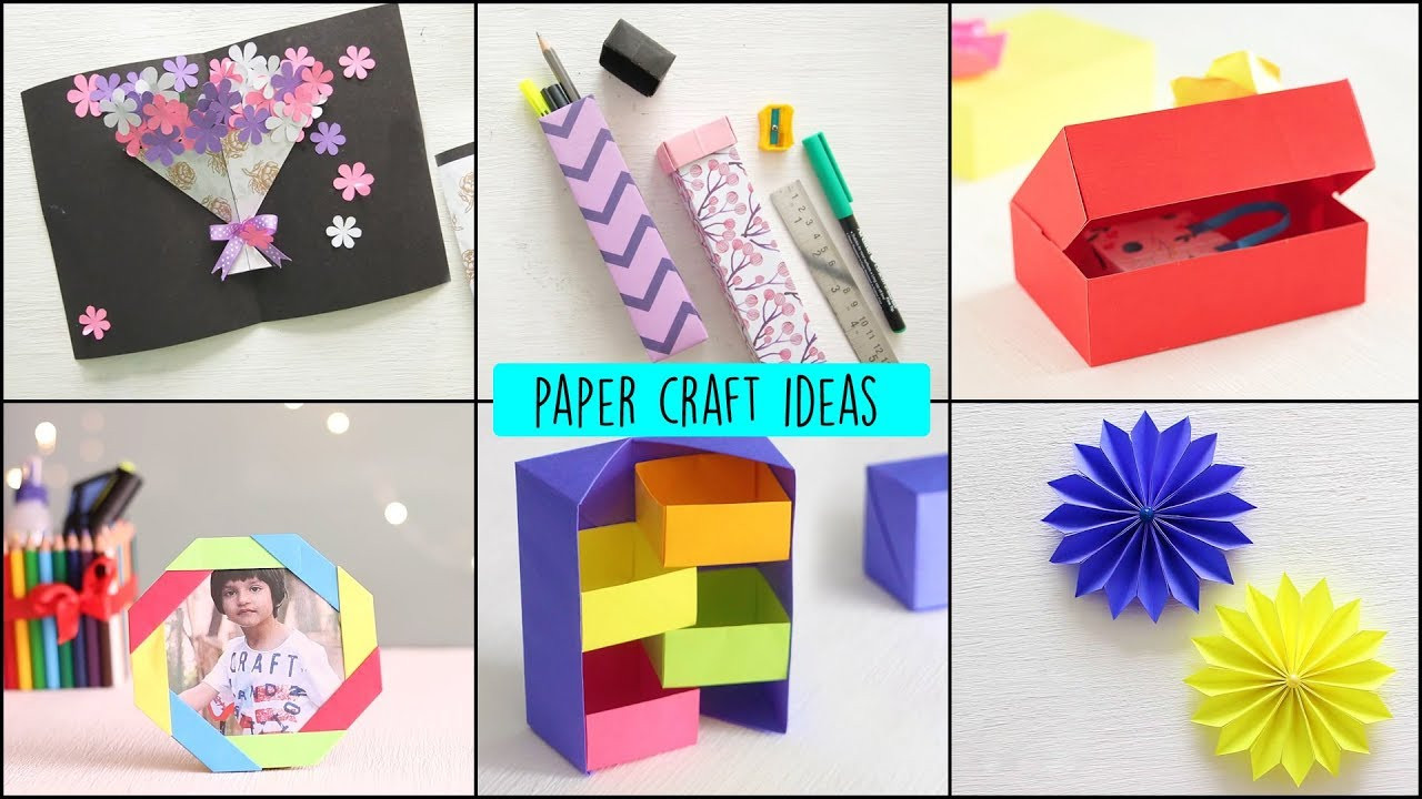 Arts And Crafts Gifts Ideas
 DIY Paper Crafts Ideas Handcraft