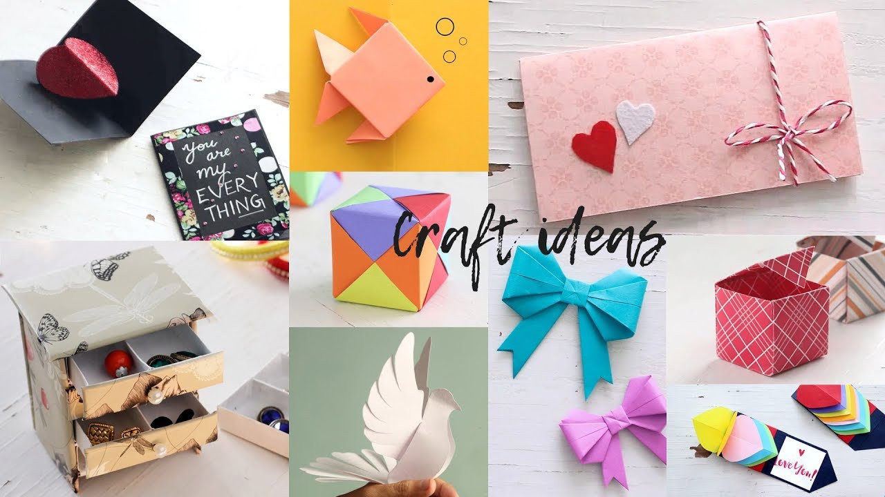 Arts And Crafts Ideas For Adults
 10 Lovely Paper Crafts DIY Craft Ideas