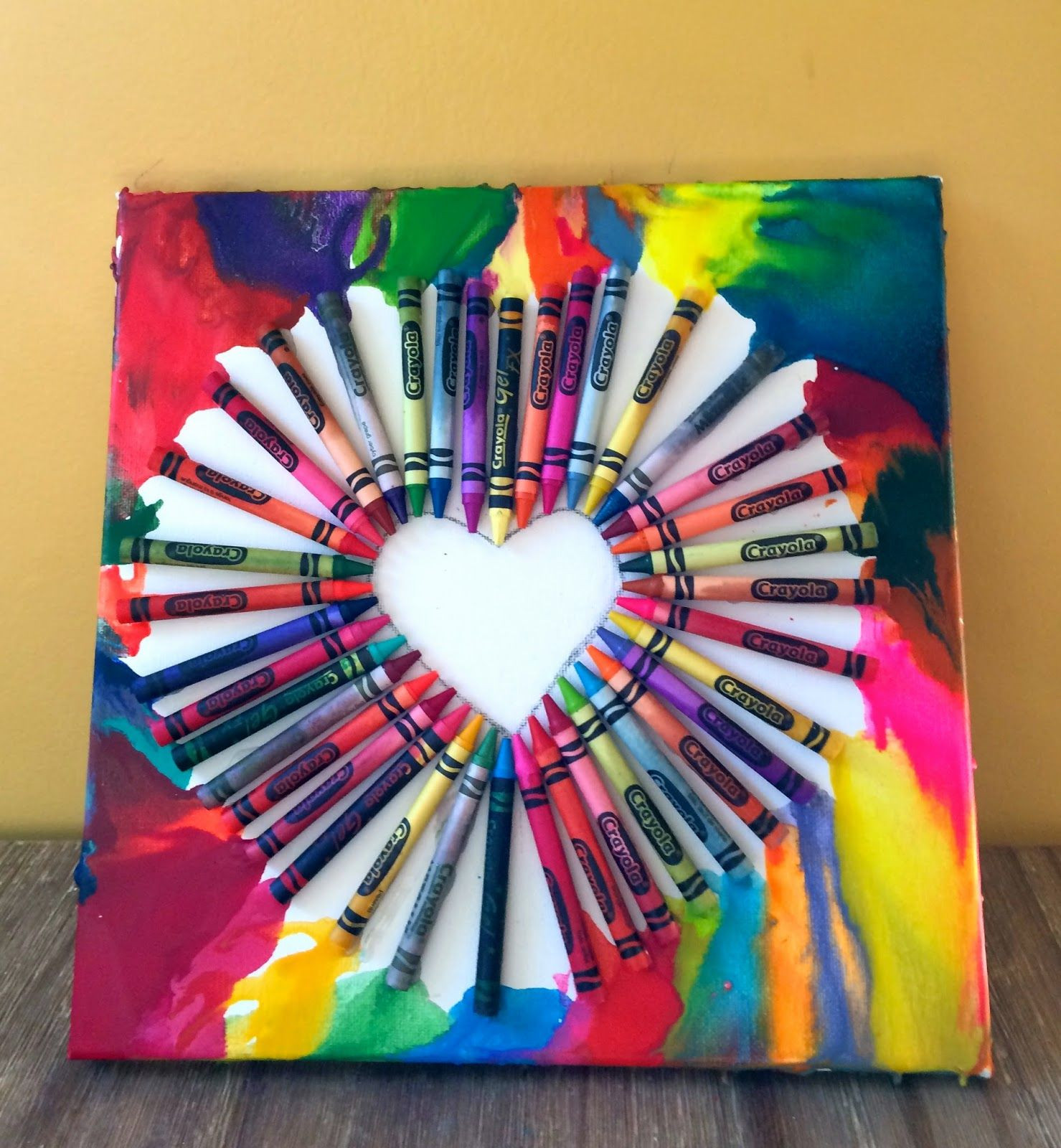 Arts And Crafts Projects For Adults
 Easy Crayon art only takes 45 minutes to make good for