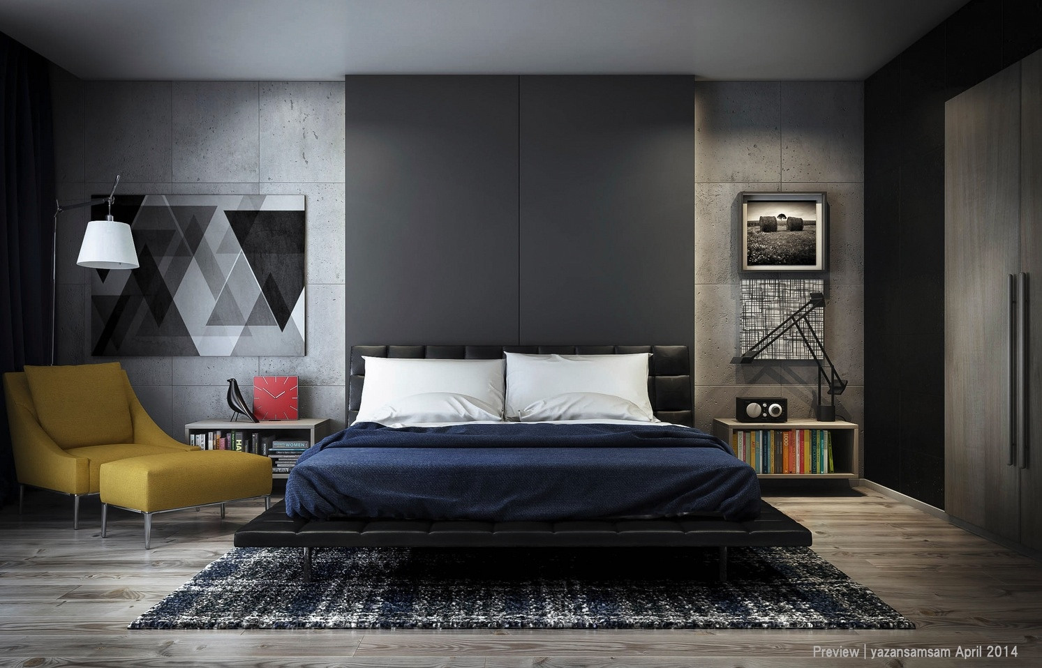 Arts For Bedroom Walls
 25 Newest Bedrooms That We Are In Love With