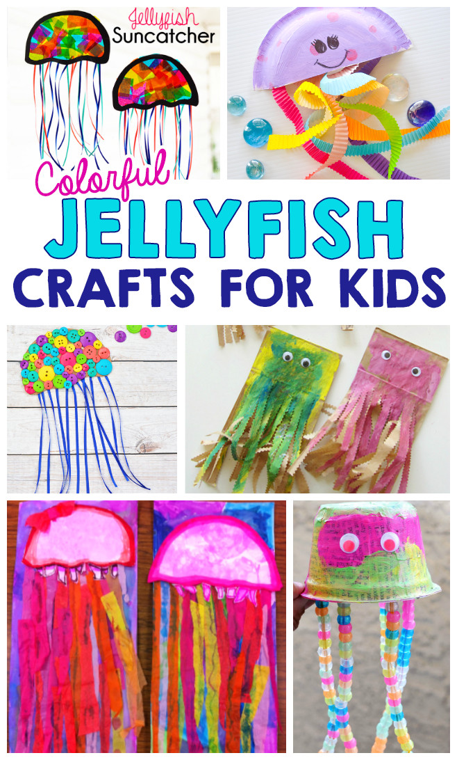 Arts N Crafts For Toddlers
 Colorful Jellyfish Crafts For Kids