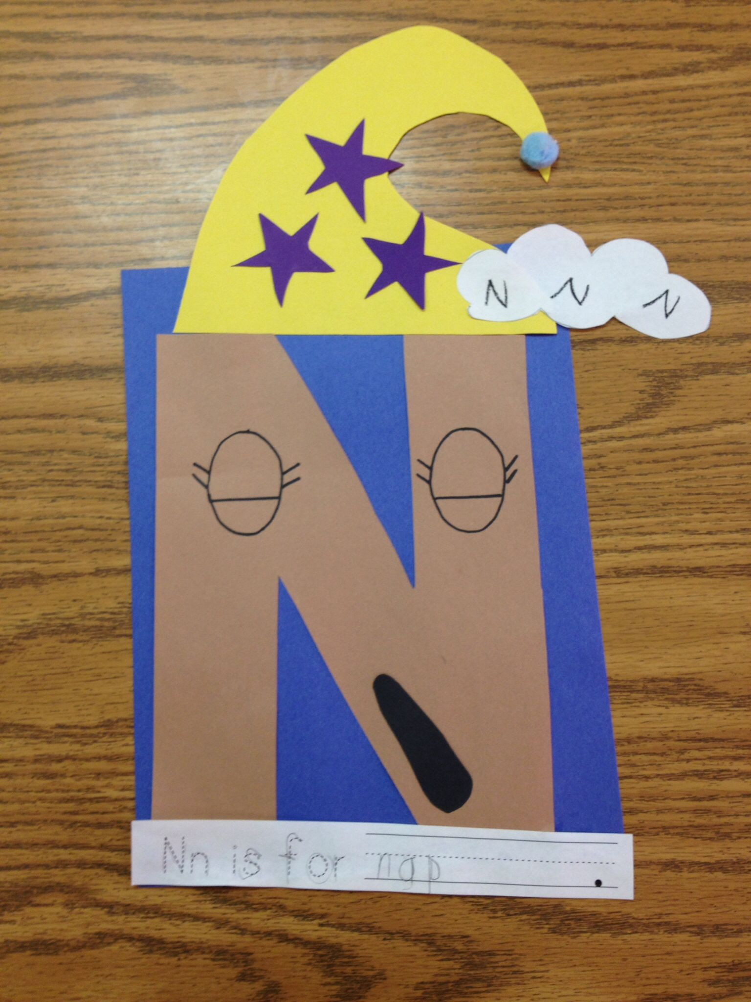Arts N Crafts For Toddlers
 N letter craft Nn is for nap Nn is for night