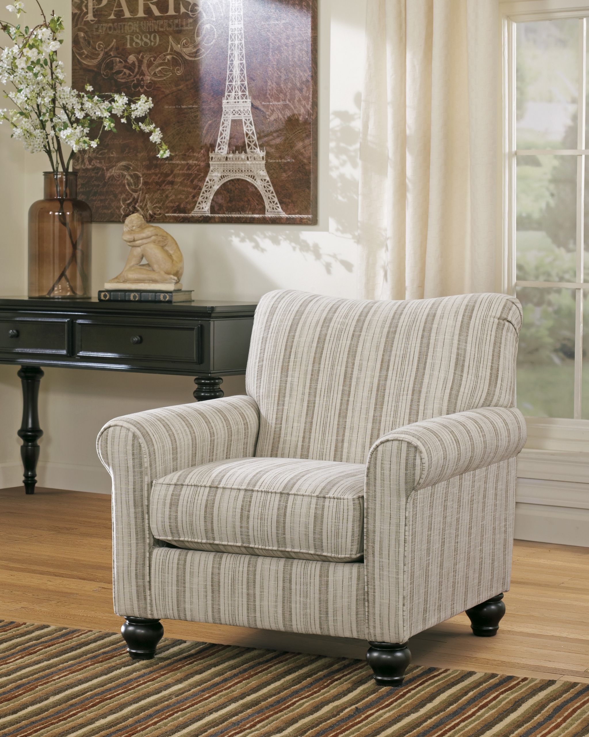 Ashley Living Room Chairs
 Milari Linen Accent Chair by Ashley Furniture