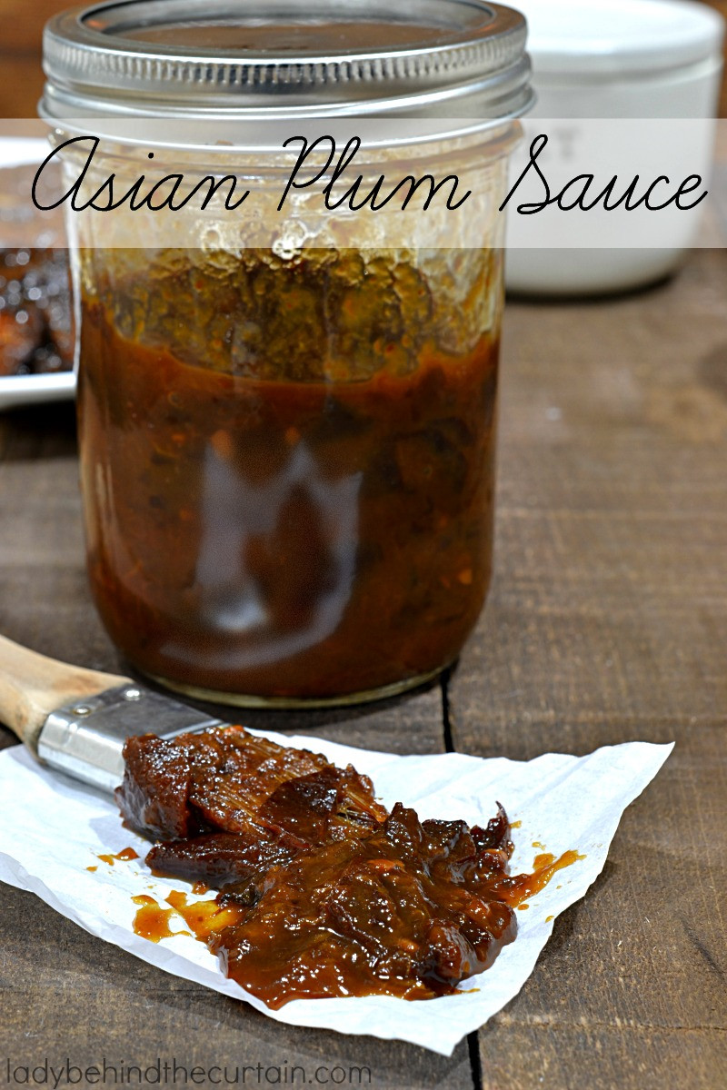 Asian Sauce Recipes
 Asian Plum Sauce Recipe easy entertaining recipe summer