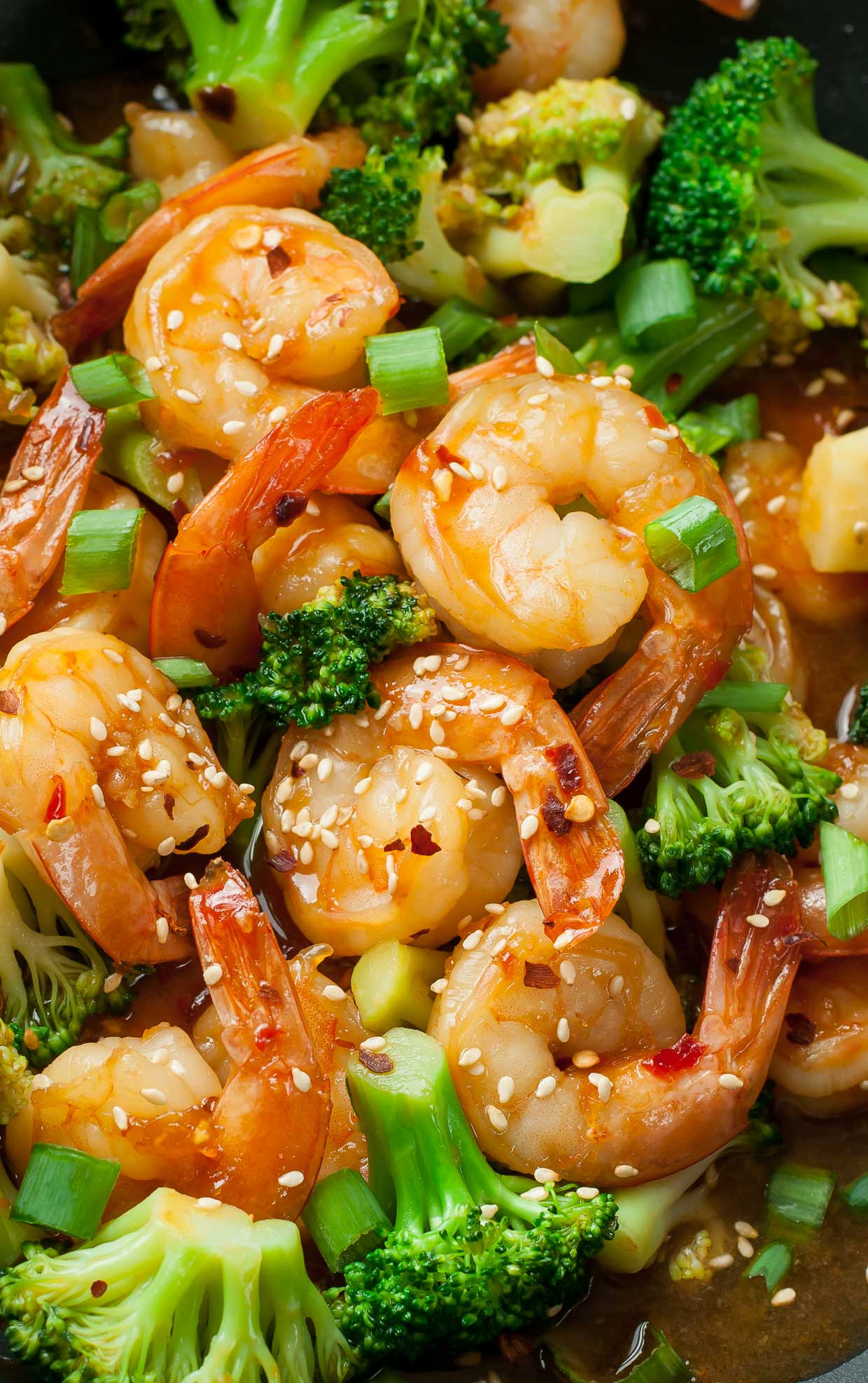 Asian Seafood Recipes
 Szechuan Shrimp and Broccoli Peas And Crayons