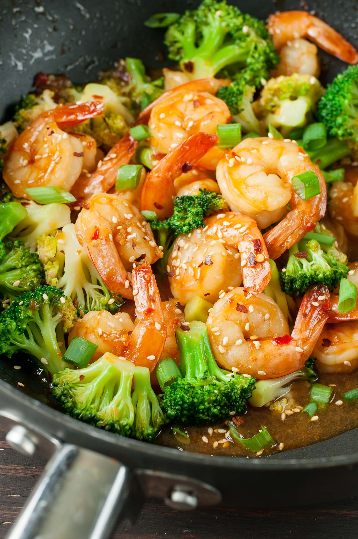 Asian Seafood Recipes
 Szechuan Shrimp and Broccoli Peas And Crayons