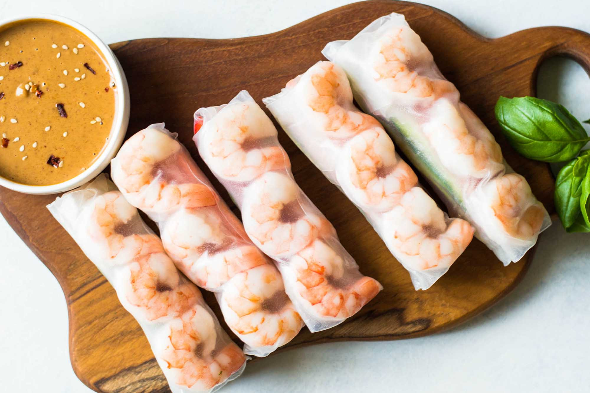 Asian Spring Roll Recipes
 Shrimp Spring Rolls with Peanut Sauce Recipe with Video