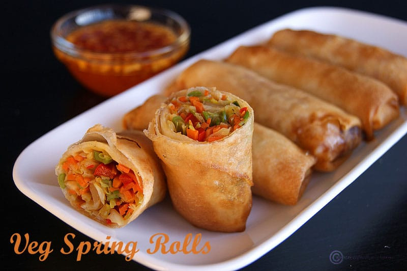Asian Spring Roll Recipes
 Veg Spring Roll