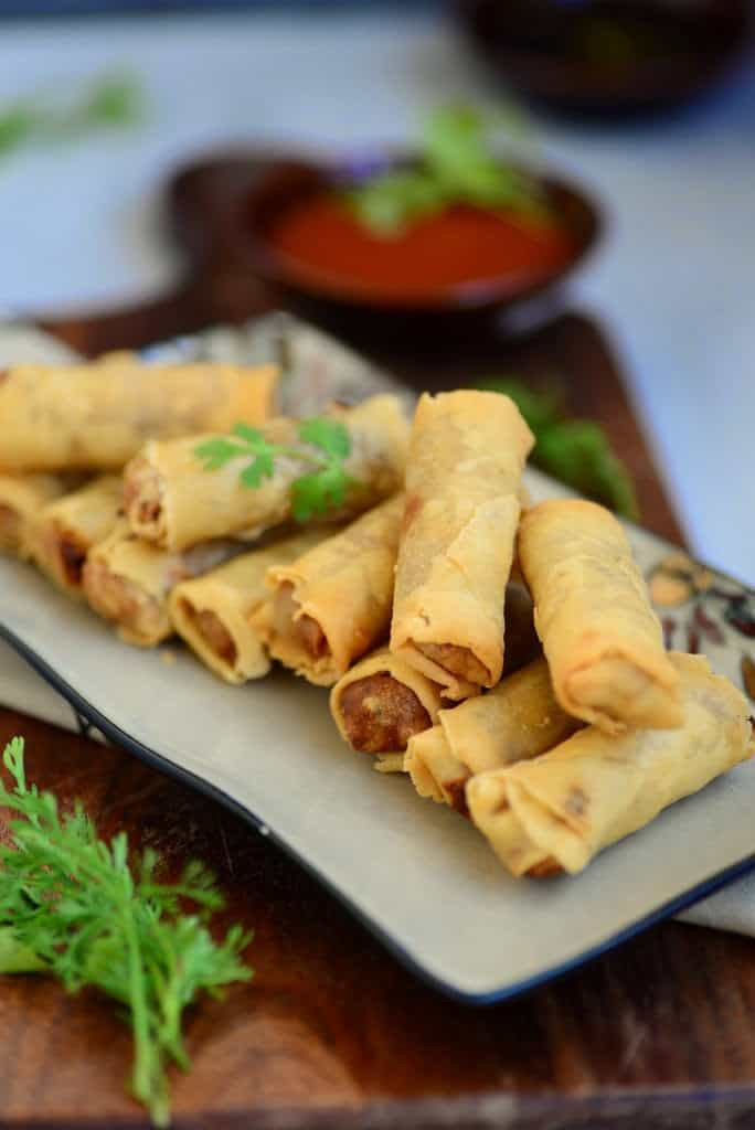 Asian Spring Roll Recipes
 Ve able Spring Rolls recipe How to make Ve able