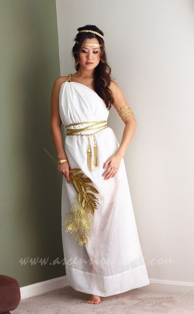 Athena Costume DIY
 Grecian Goddess Costume Tutorial lifestyle
