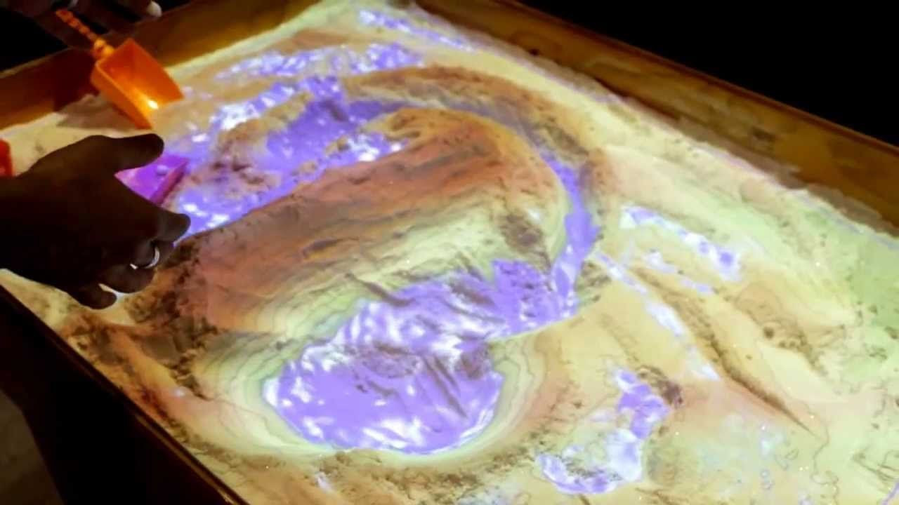 Augmented Reality Sandbox DIY
 A sandbox that lets kids mold its contents then brings
