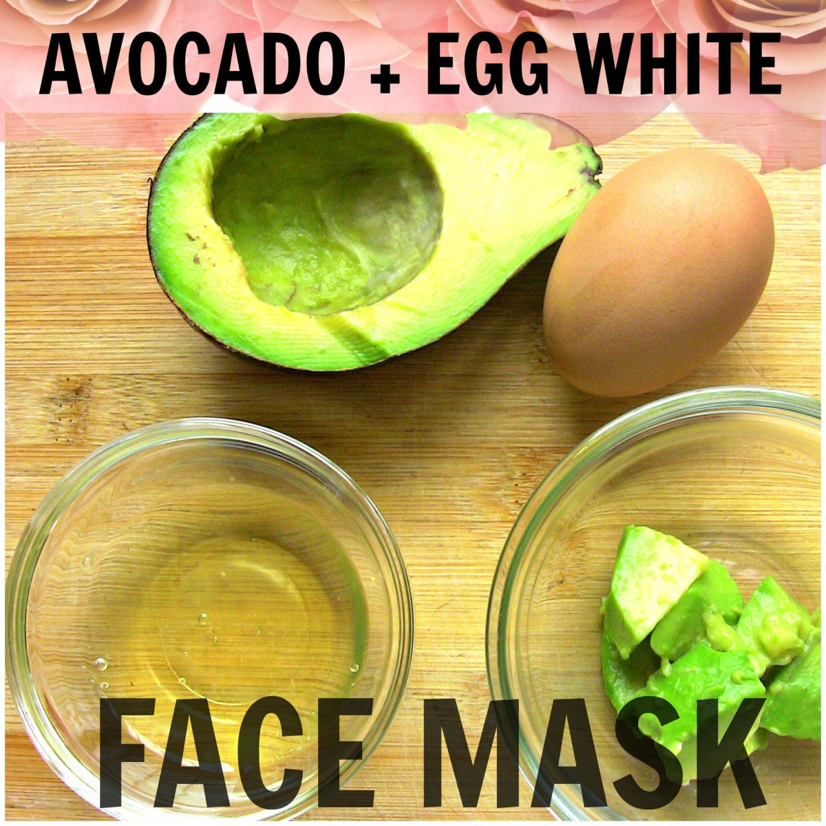 Avocado Face Mask DIY
 DIY Avocado Egg White Face Mask