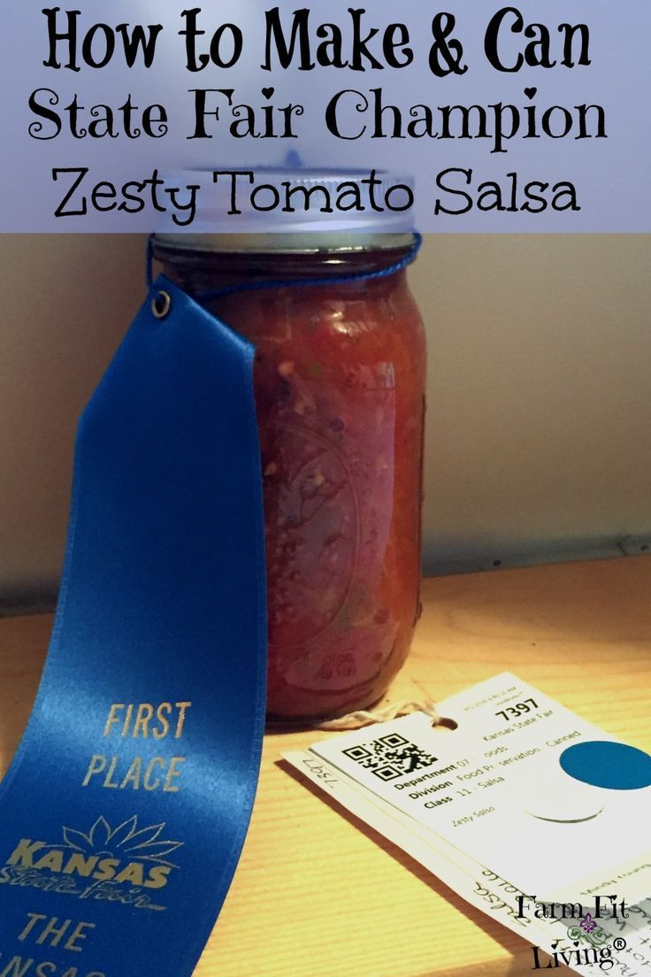 Award Winning Salsa Recipe For Canning
 State Fair Champion Zesty Tomato Salsa