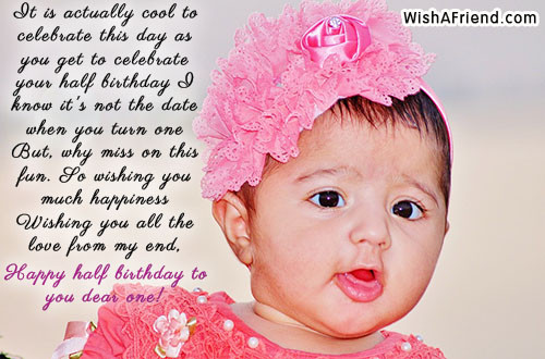 Babies Birthday Quotes
 Six Months Birthday Wishes