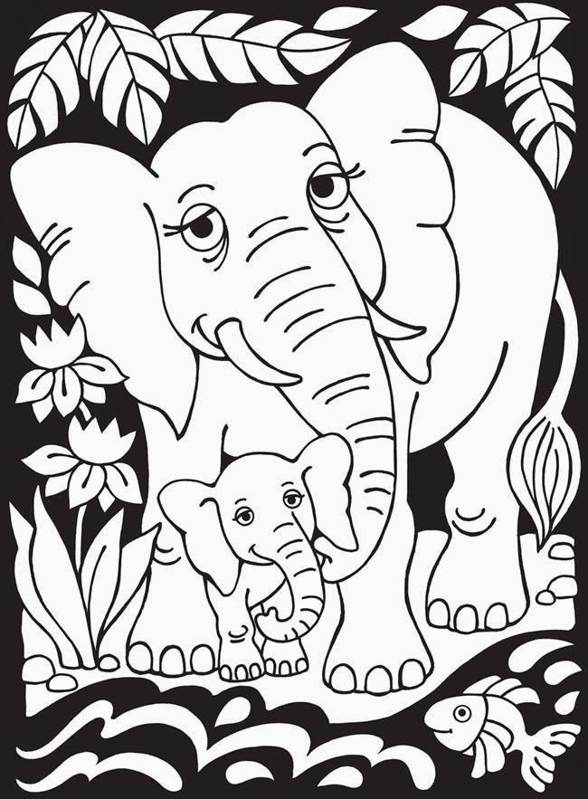 Baby Animal Coloring Book
 Fun Learning with Baby Elephant Coloring Pages Best DIY