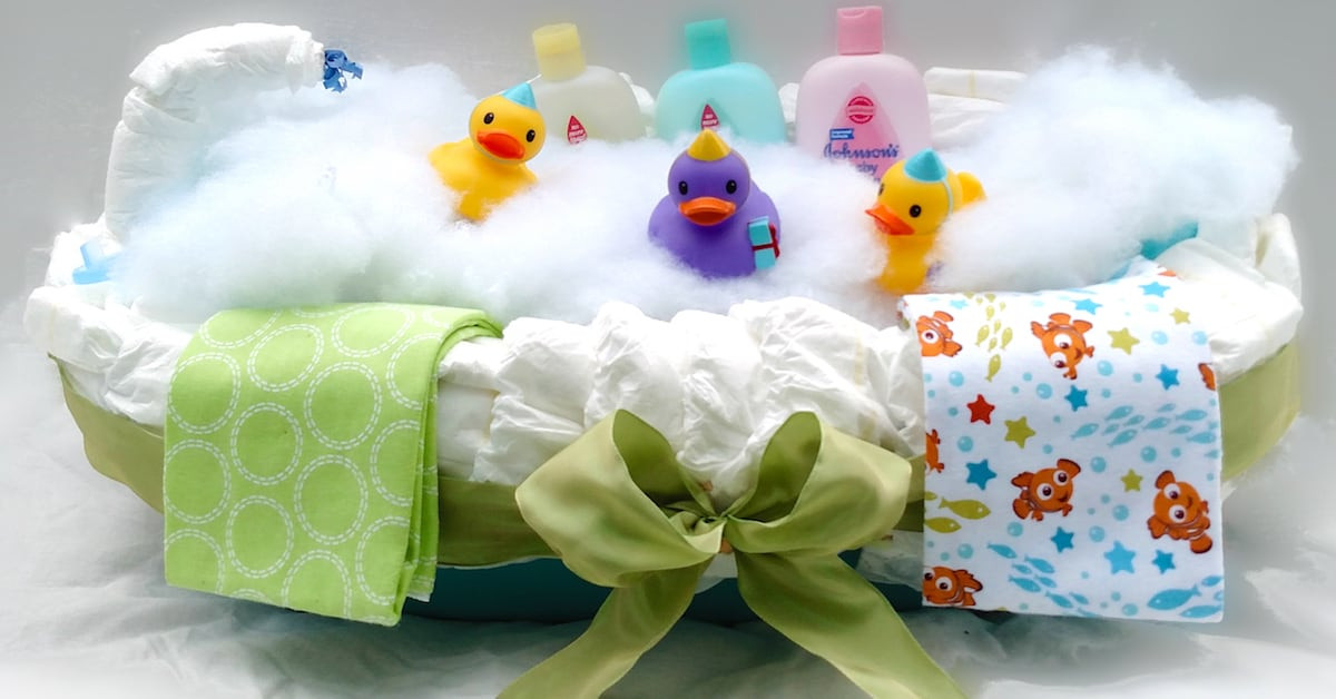 Baby Bath Tub Gift Ideas
 How to Make a Baby Bathtub Diaper Cake with Step by Step
