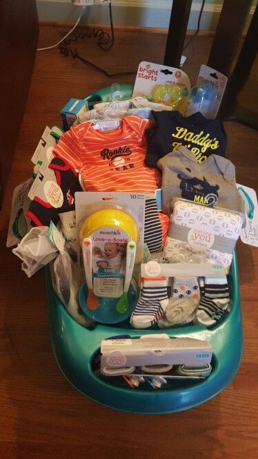 Baby Bath Tub Gift Ideas
 Gift basket bathtub for baby shower