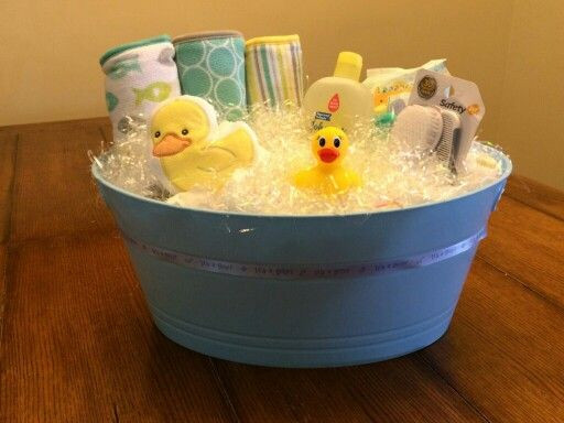 Baby Bath Tub Gift Ideas
 Baby shower bathtub t basket bathtub theme