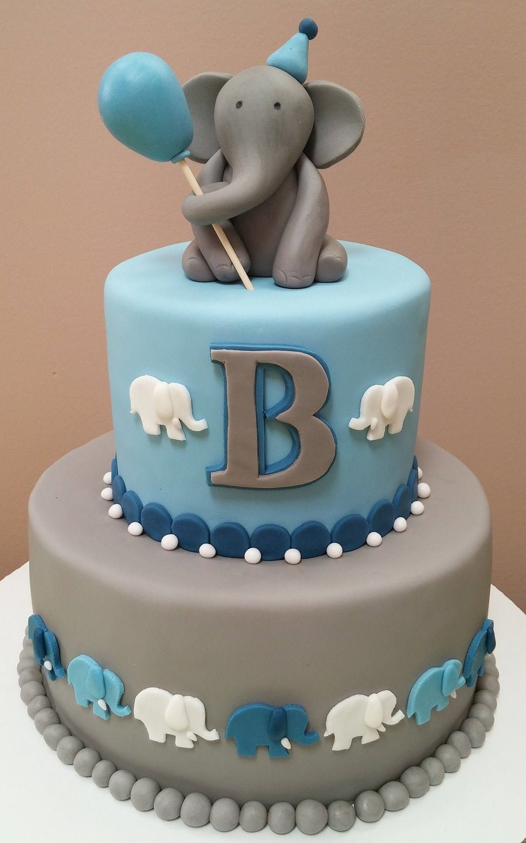 Baby Birthday Cake
 Elephant cake for a 1st birthday – The Lovely Baker
