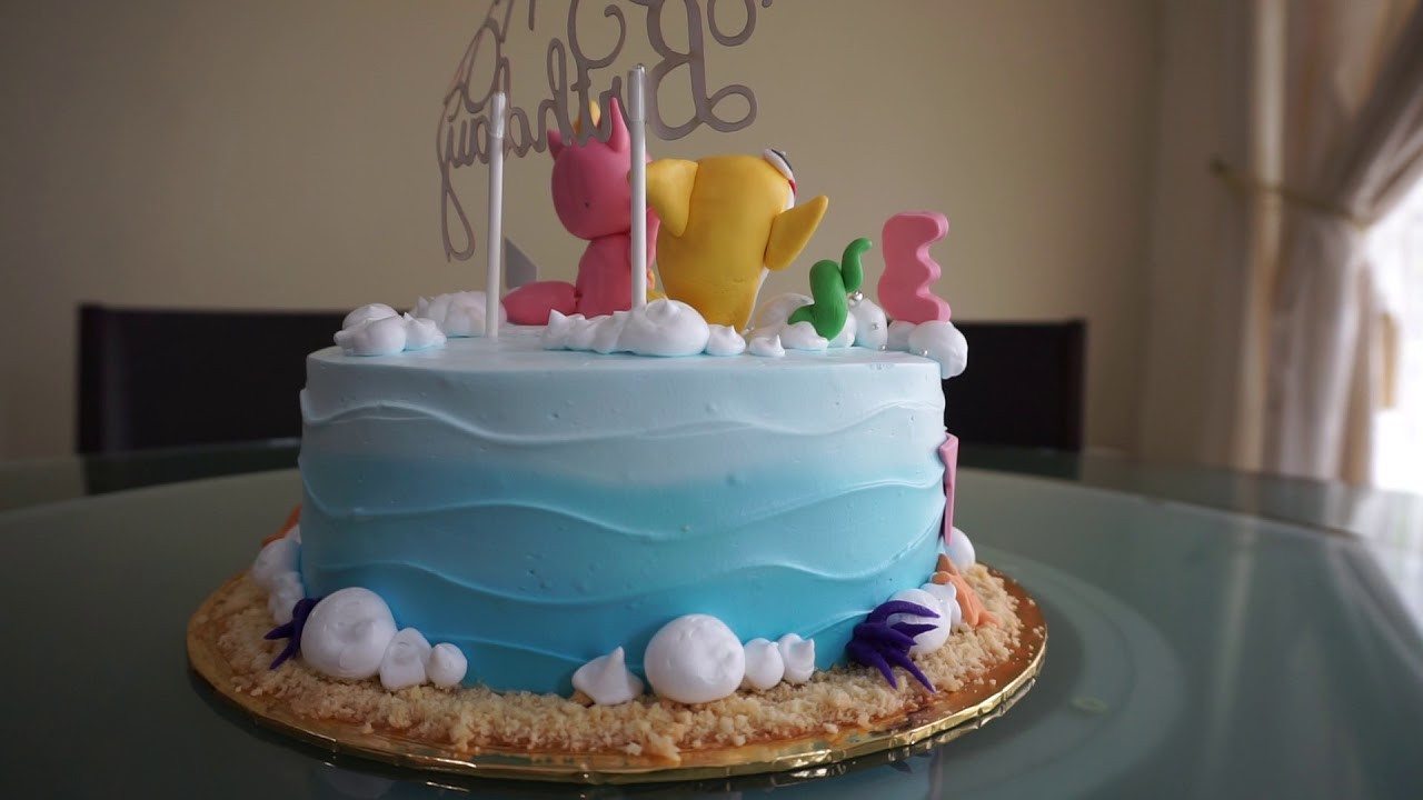 Baby Birthday Cake
 Baby shark birthday cake
