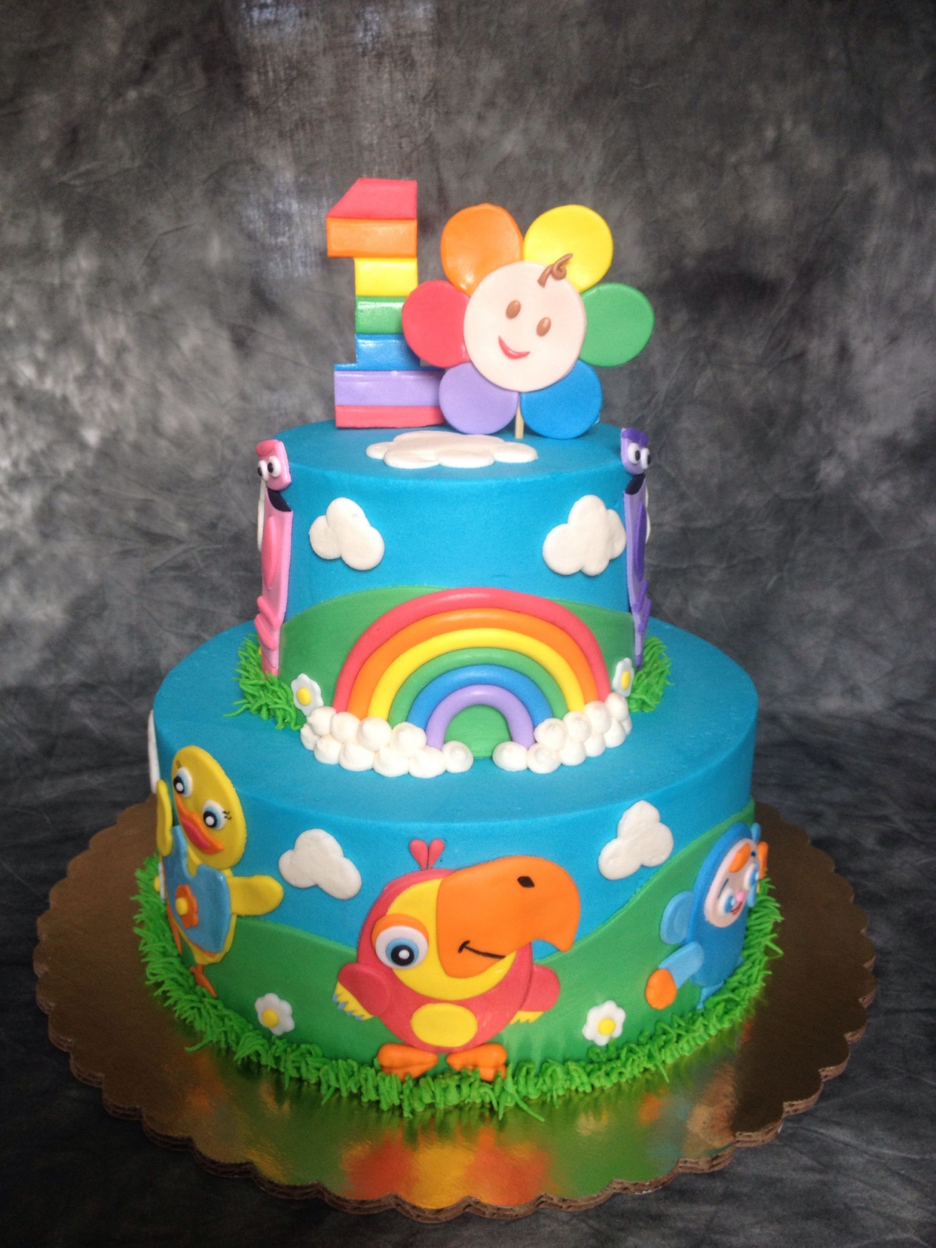 Baby Birthday Cake
 Baby’s first TV cake