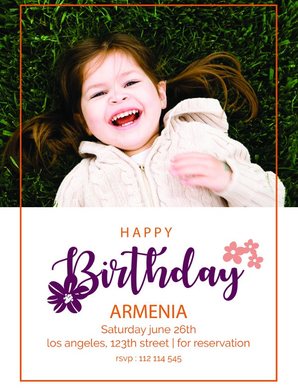 Baby Birthday Invitations
 6 Baby Birthday Invitation Designs & Templates PSD AI