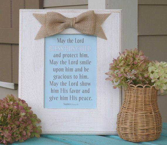 Baby Blessing Gift Ideas
 Baby blessing nursery decor baptism by