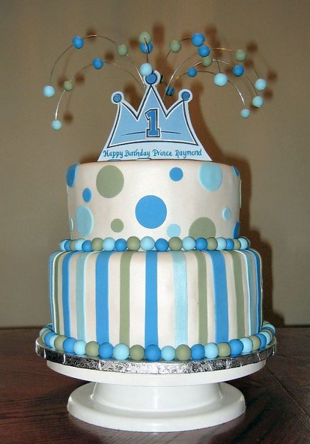 Baby Boy 1st Birthday Cake
 Baby Boy s First Birthday Prince Theme