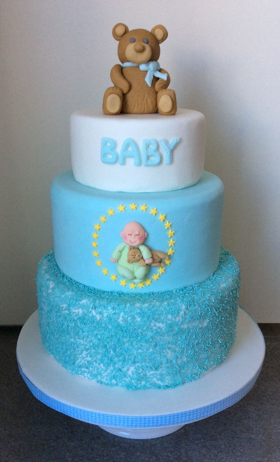 Baby Boy Birthday Cakes
 New Baby Boy Cake CakeCentral