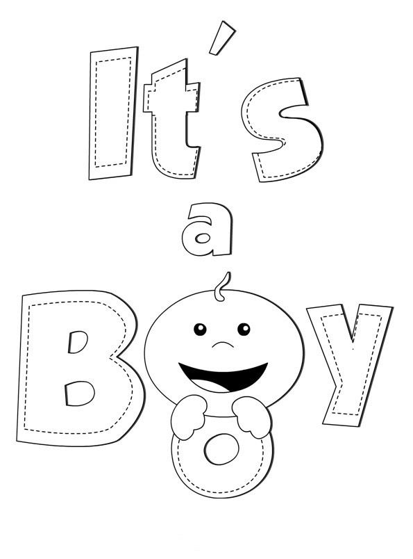 The Best Baby Boy Coloring Pages - Home, Family, Style and Art Ideas