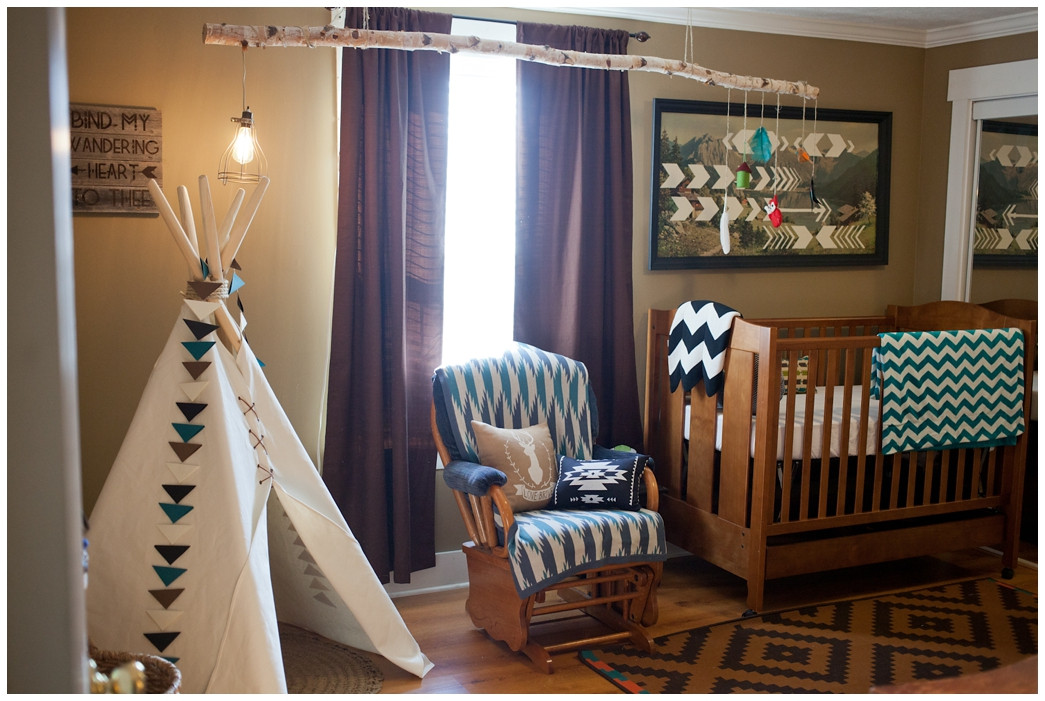 Baby Boy Decor
 Fawn Over Baby Amazing Tribal Themed Nursery by Leslie