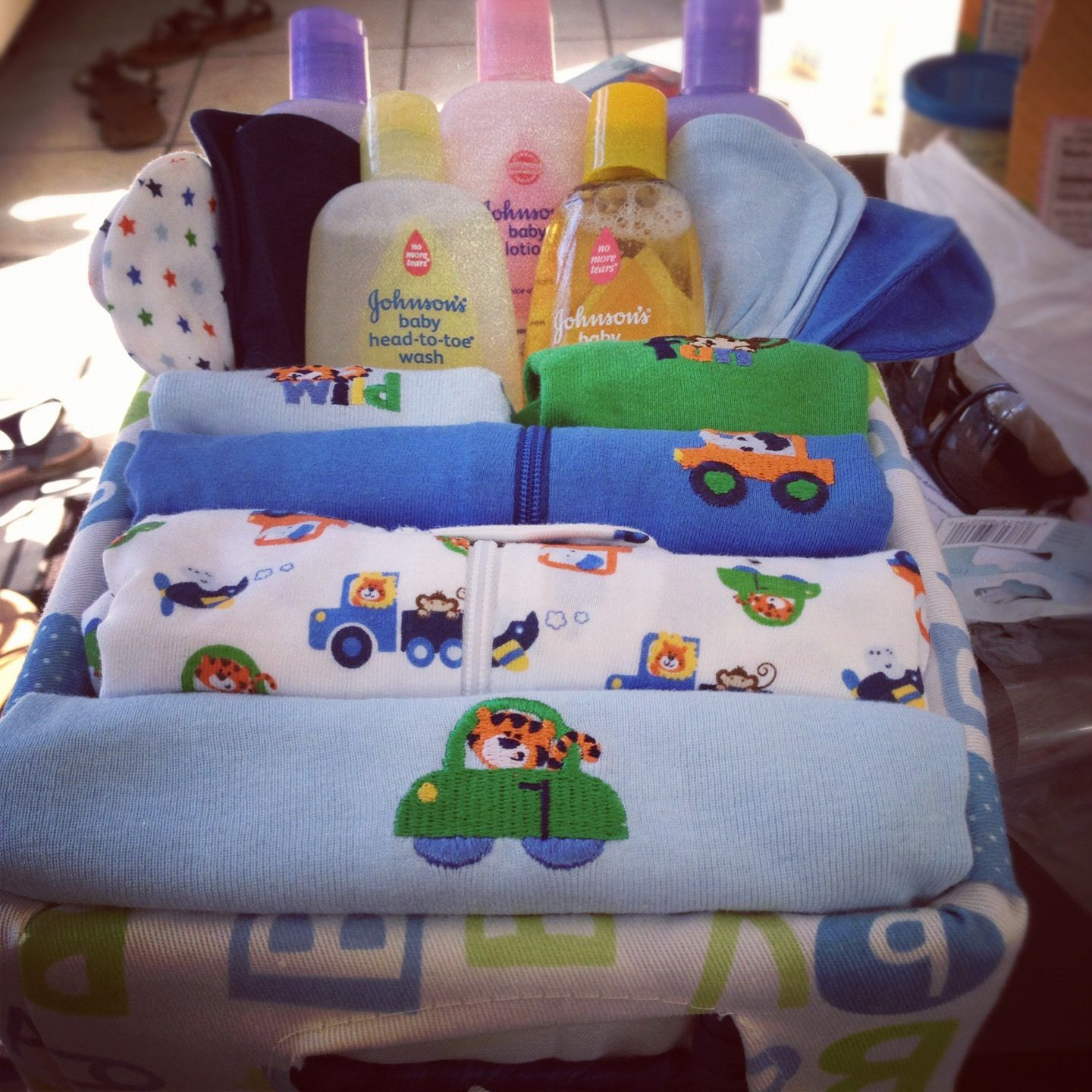 Baby Boy Gift Ideas Pinterest
 Baby shower DIY t basket boy t ideas