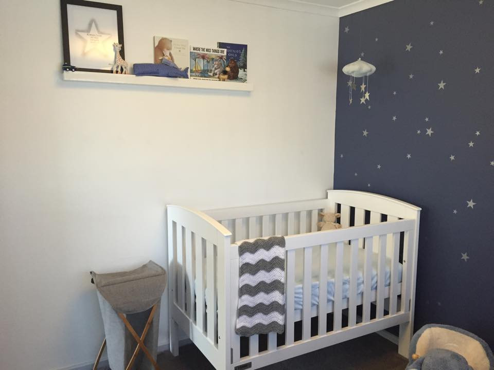 Baby Boys Bedroom
 Starry Nursery for a Much Awaited Baby Boy Project Nursery
