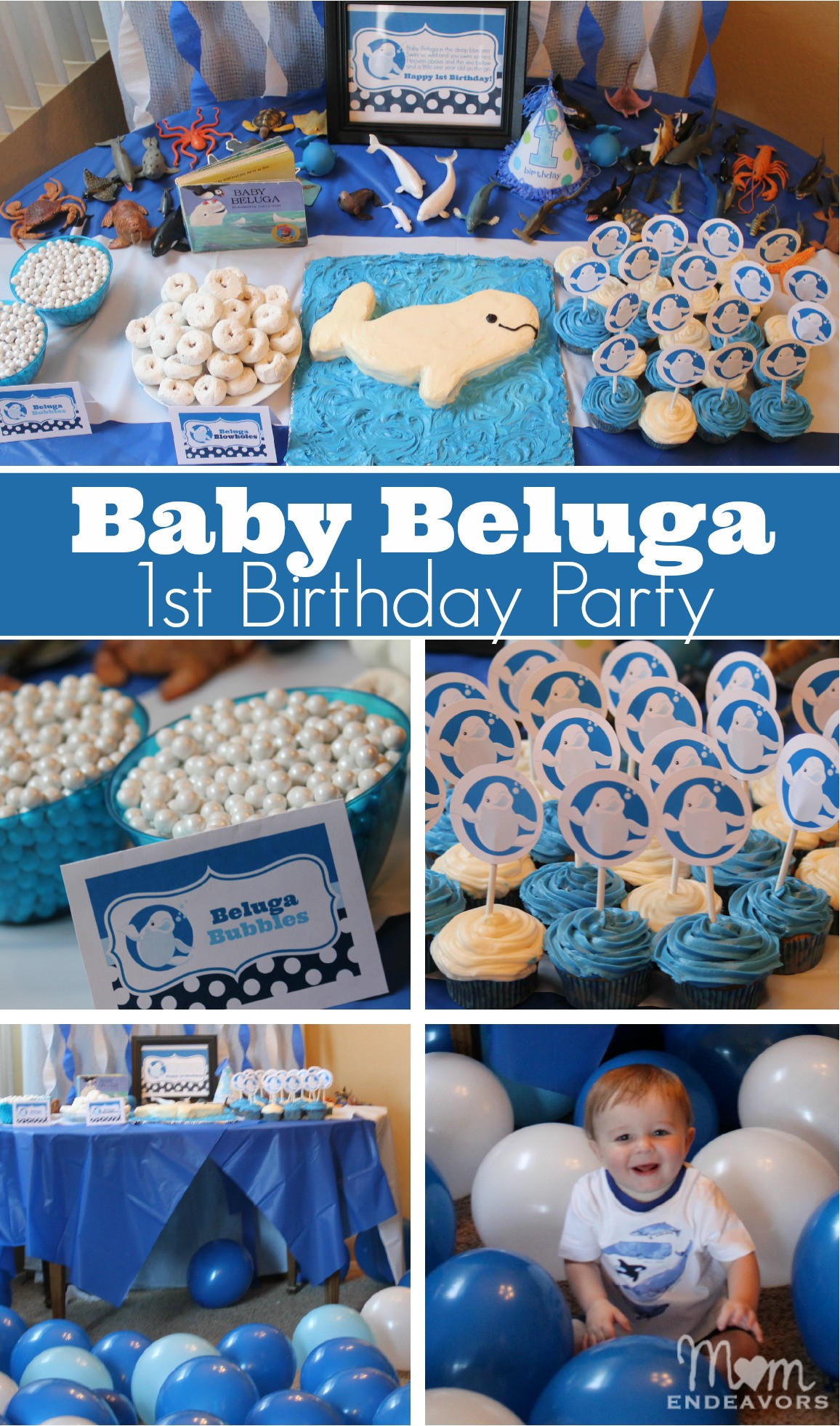 Baby Boys Birthday Party Ideas
 Baby Beluga 1st Birthday Party