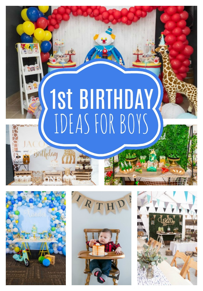 Baby Boys Birthday Party Ideas
 18 First Birthday Party Ideas For Boys Pretty My Party
