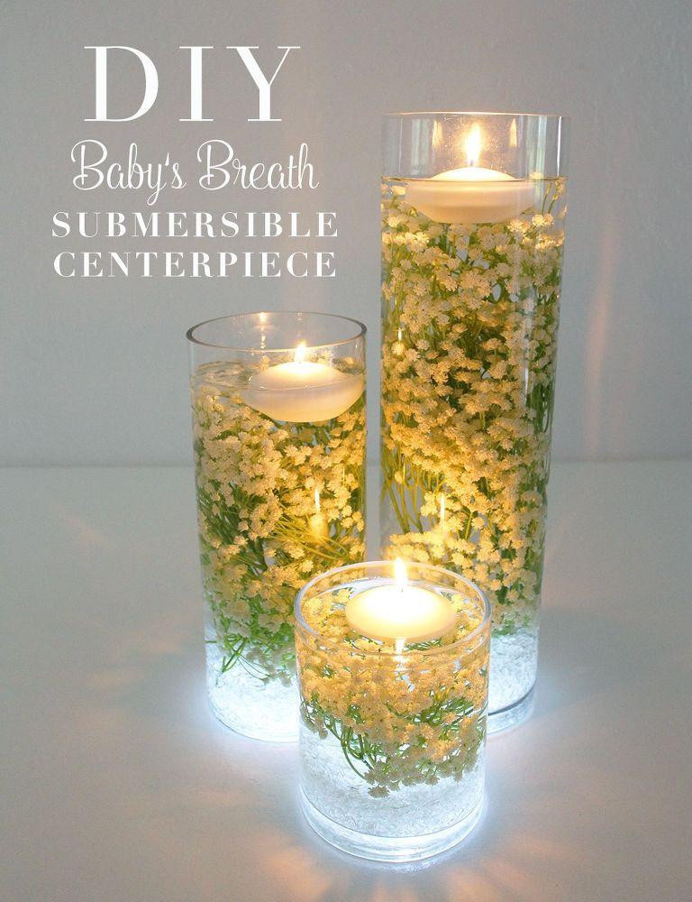 Baby Breath Centerpiece DIY
 DIY Baby s Breath Submersible Centerpiece – Afloral