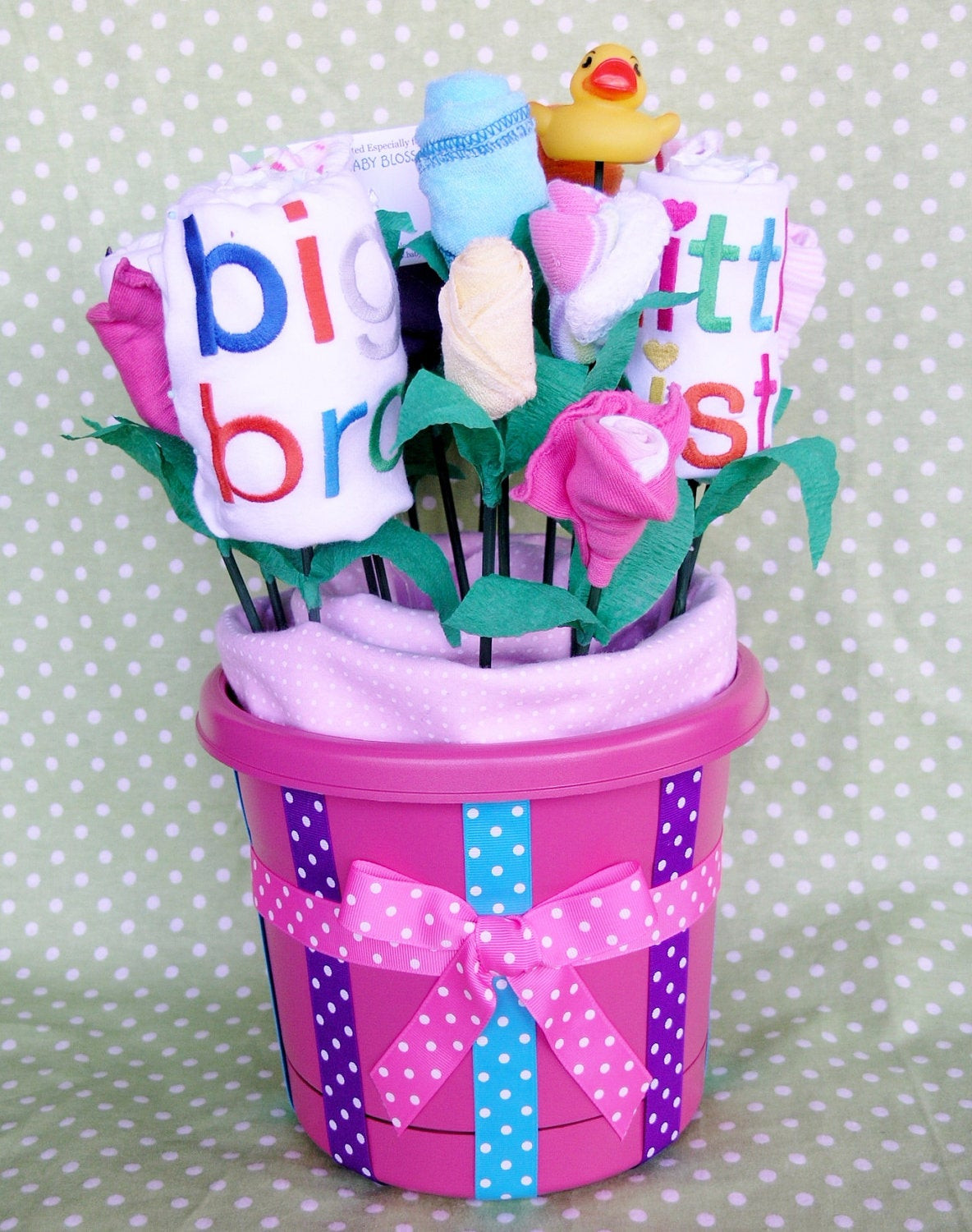 Baby Brother Gifts
 Big Brother & Little Sister New Sibling Gift Bouquet