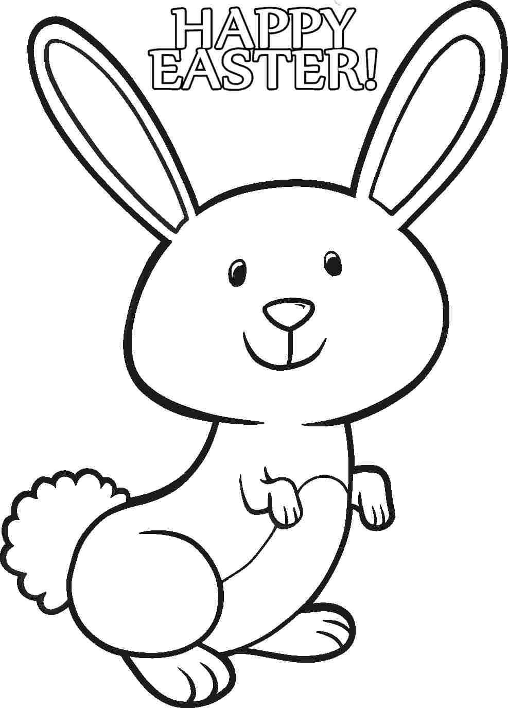 Baby Bunny Coloring Page
 Baby Bunny Coloring Pages Coloring Home