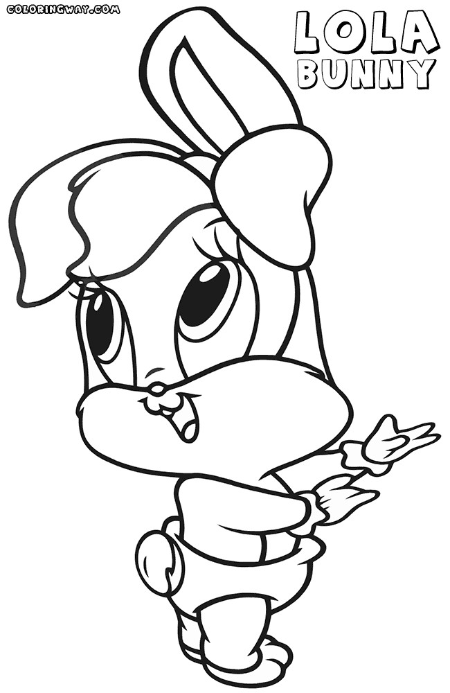 Baby Bunny Coloring Page
 Baby Bugs Bunny coloring pages