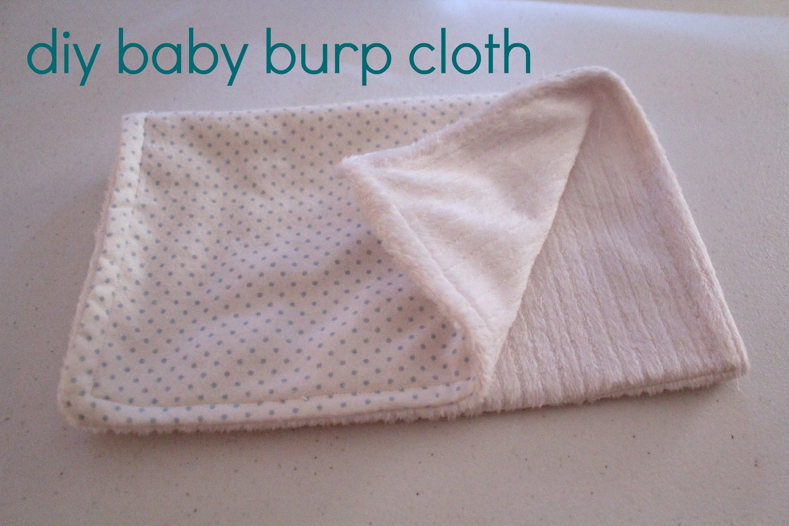 Baby Burp Cloth DIY
 Ten June DIY Baby Burp Cloth