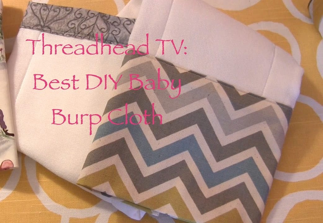 Baby Burp Cloth DIY
 DIY Baby Burp Cloth Tutorial