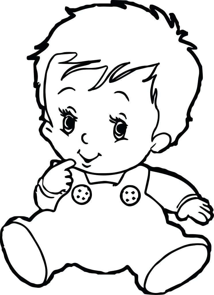 Baby Coloring Pages To Print
 Newborn Baby Coloring Pages at GetColorings