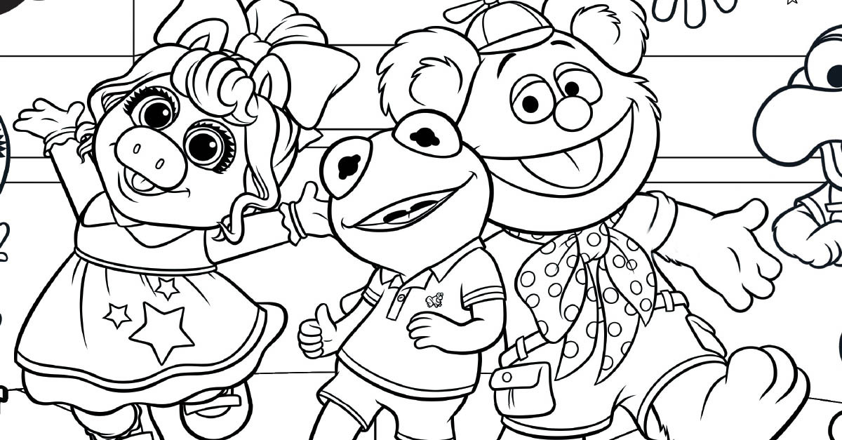 Baby Coloring Sheets
 Muppet Babies Coloring Page for Your Kids