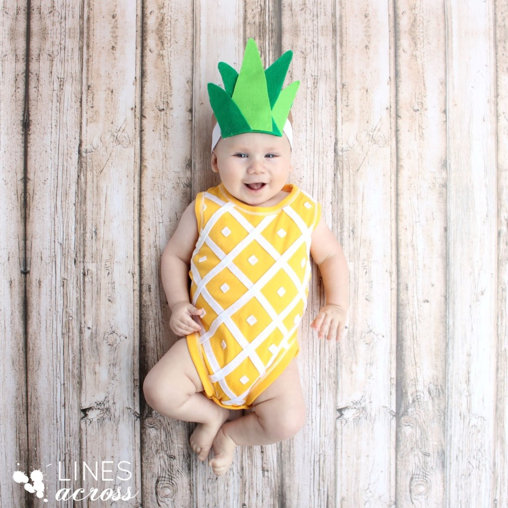 Baby Costume Diy
 Handmade Pineapple Baby Costume and 88 DIY Costumes